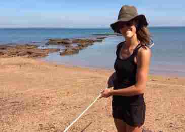 Family life living on the coast of Arnhem Land